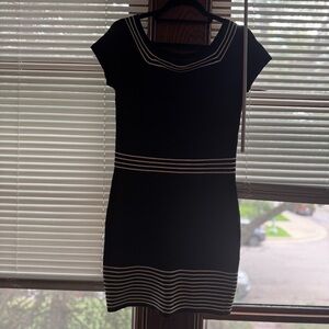 Max Edition Black/White Knit Dress